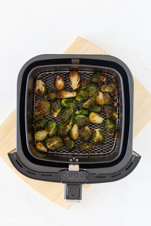 Air Fryer Brussels Sprouts (Instant pot air fryer lid)