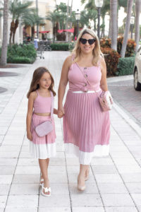 Pink Skirt Outfit - April Golightly