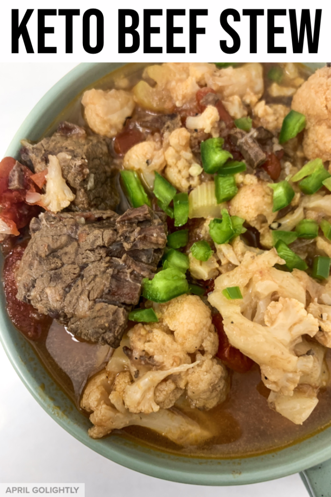 Keto Beef Stew in the Pressure Cooker April Golightly