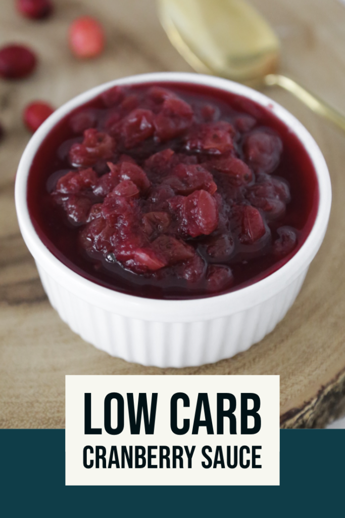 Low carb cranberry sauce