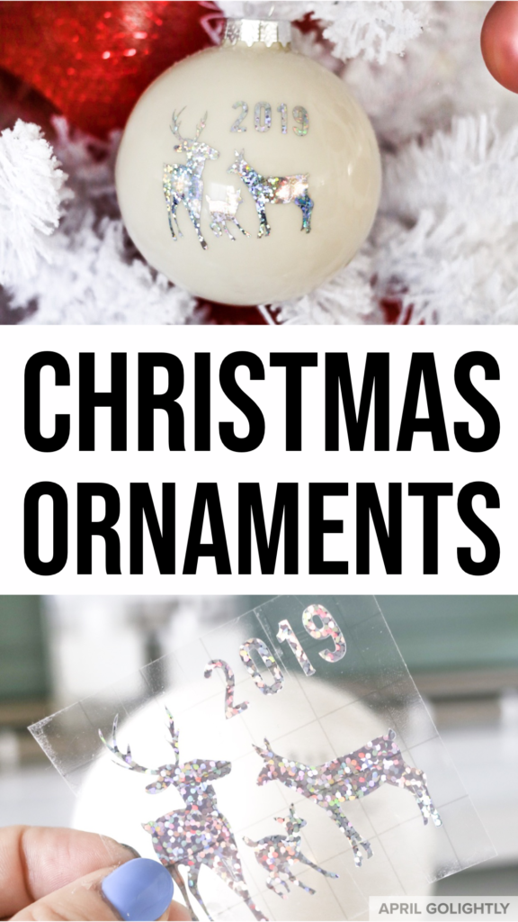 Cricut Christmas Ornament tutorial 