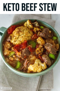 Keto Beef Stew in the Pressure Cooker - April Golightly