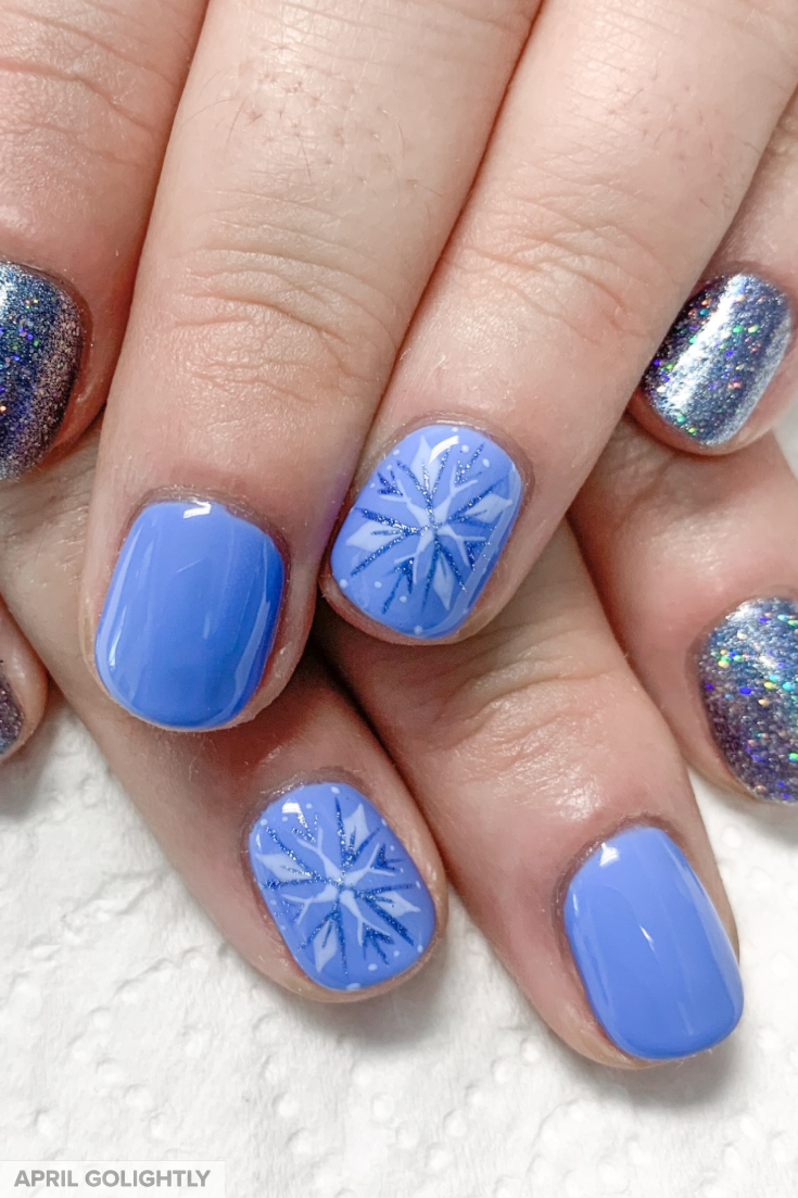 Frozen Nails art and Designs