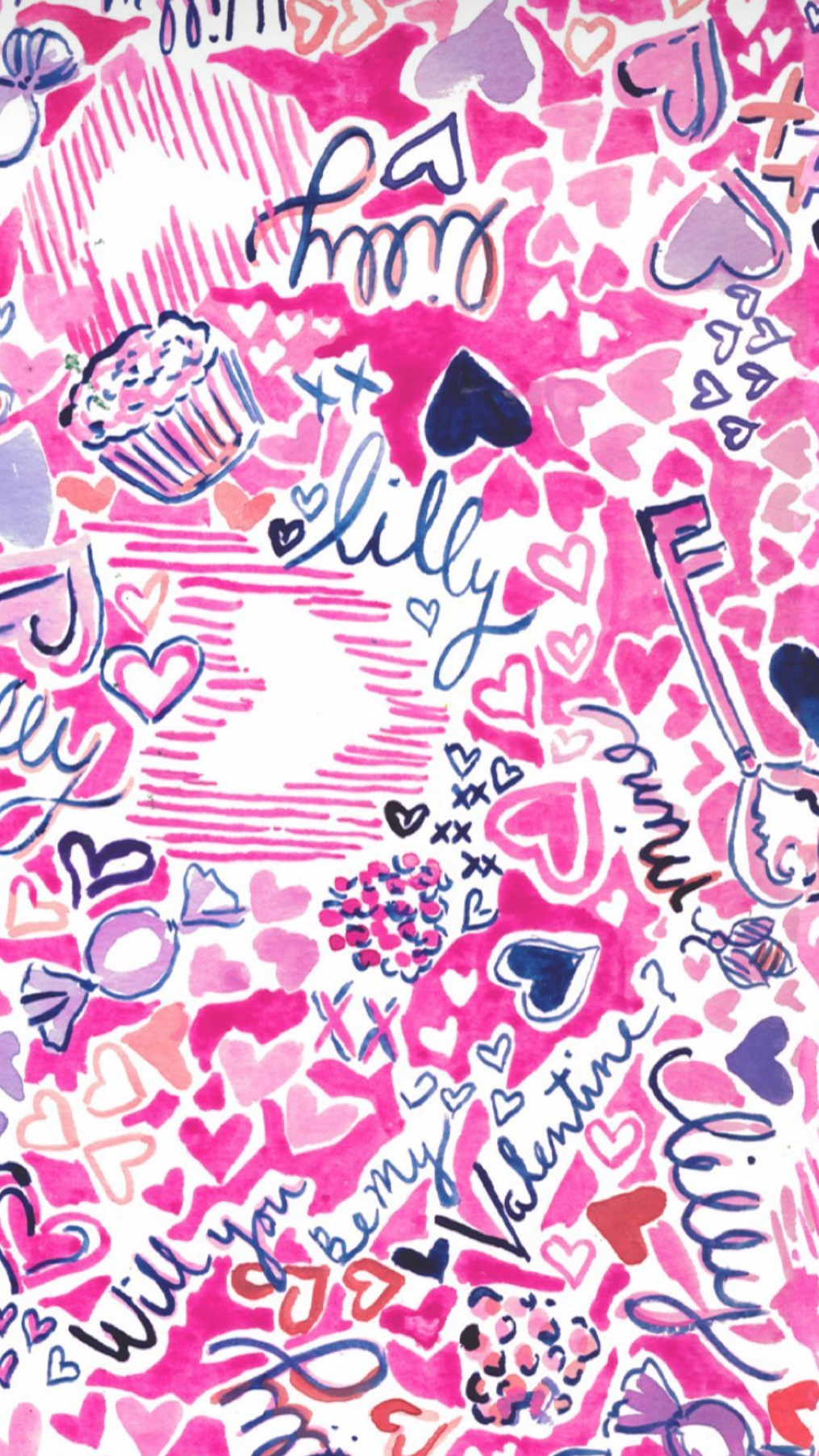 Lilly Pulitzer Wall Paper 