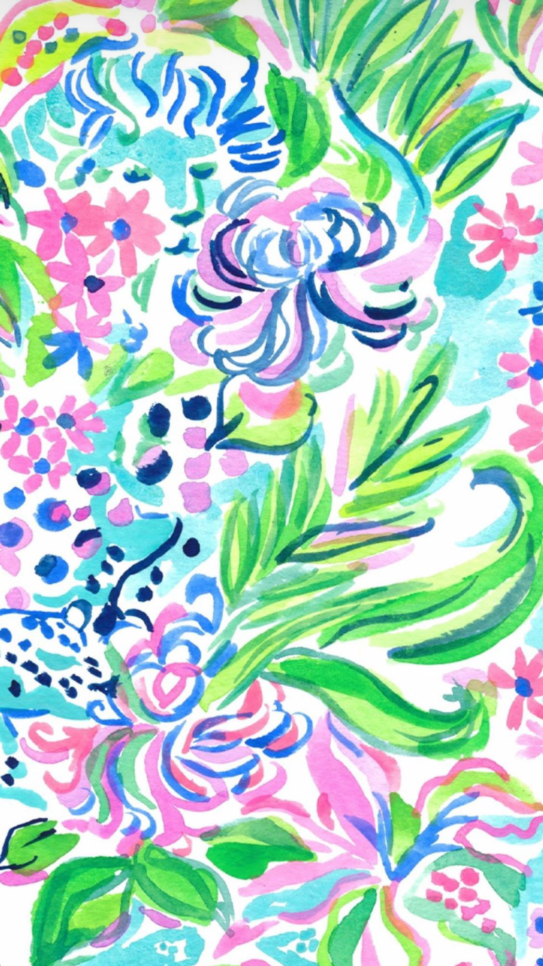 Lilly Pulitzer Wallpaper - April Golightly