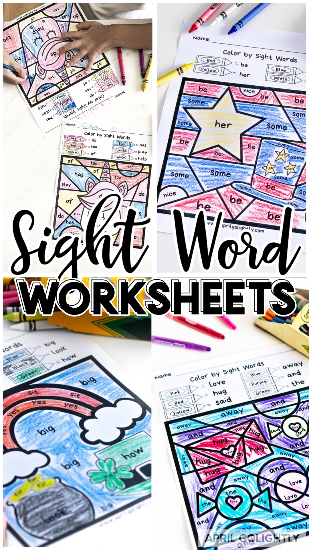 Sight Word Worksheets