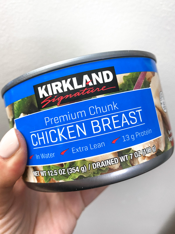 Kirklands canned chicken