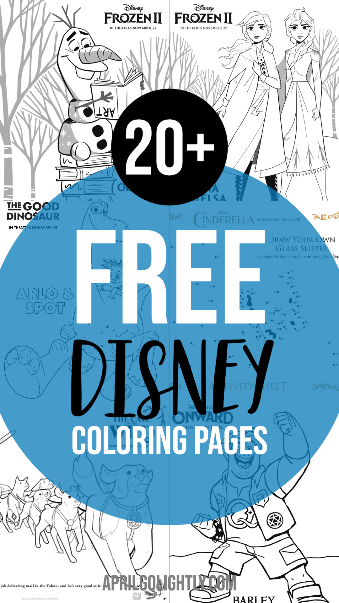 20+ Disney Coloring Pages