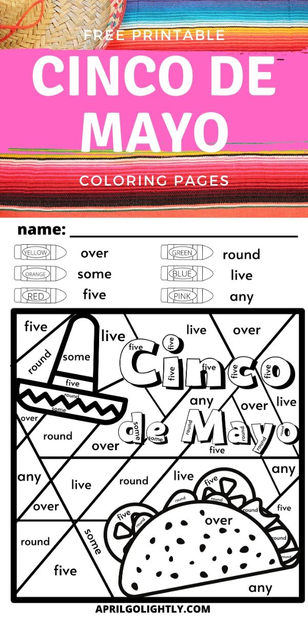 Cinco de Mayo Coloring Pages