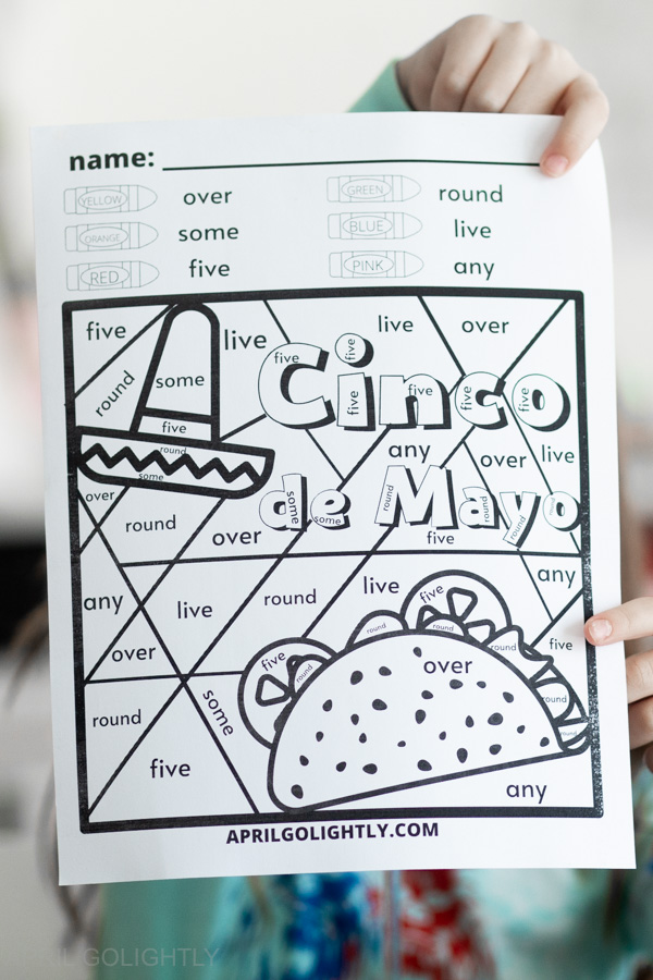 Cinco de Mayo coloring pages