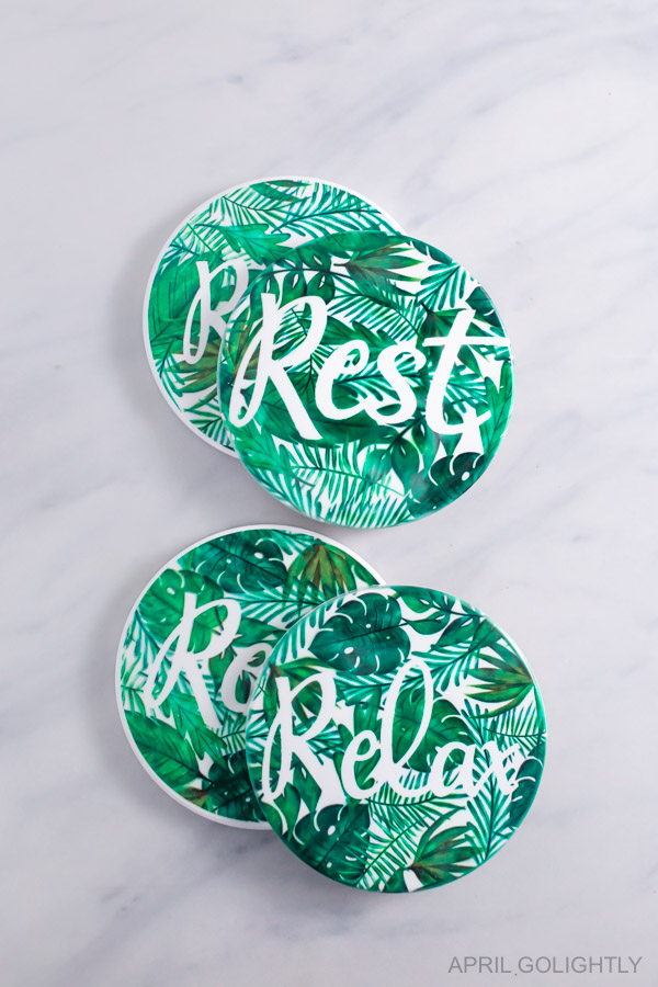 Palm Tree Coasters