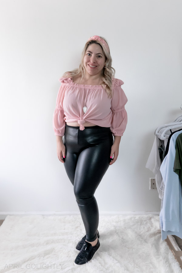 Faux Leather Leggings Outfits