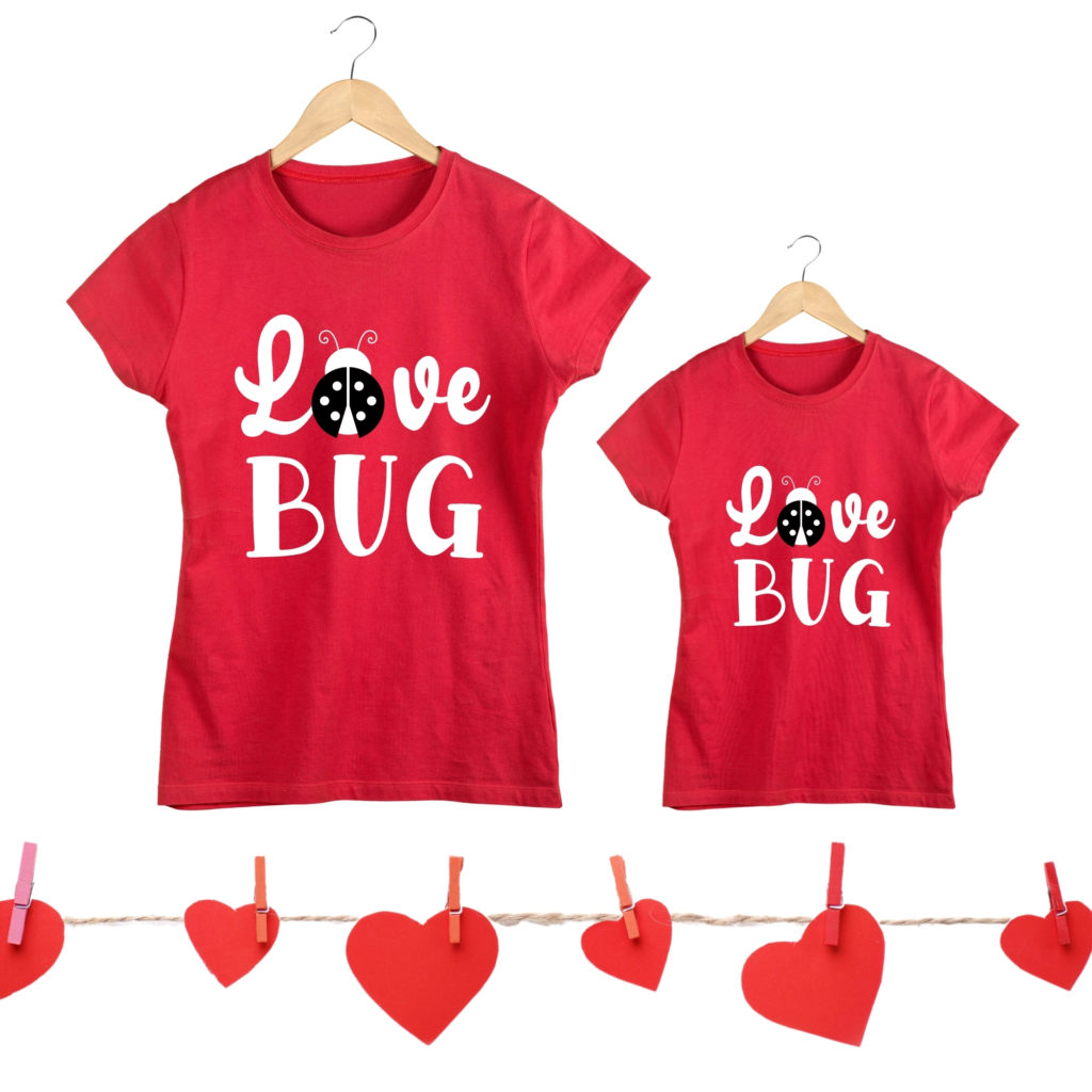 Love Bug Mommy and Me shirt 