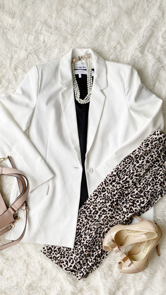White Blazer Office Outfit