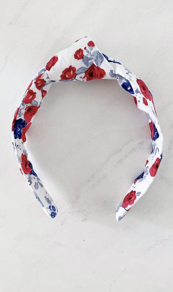 red white and blue headbands 