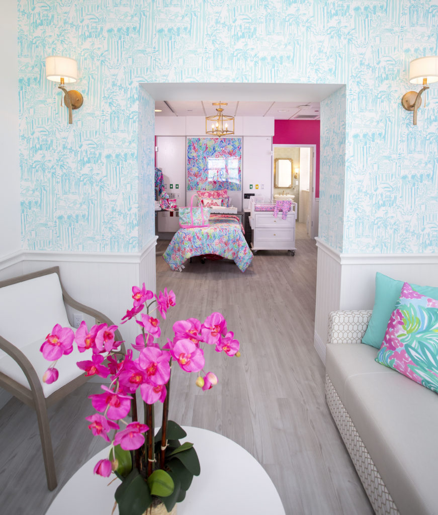 Lilly Pulitzer Waiting Room 