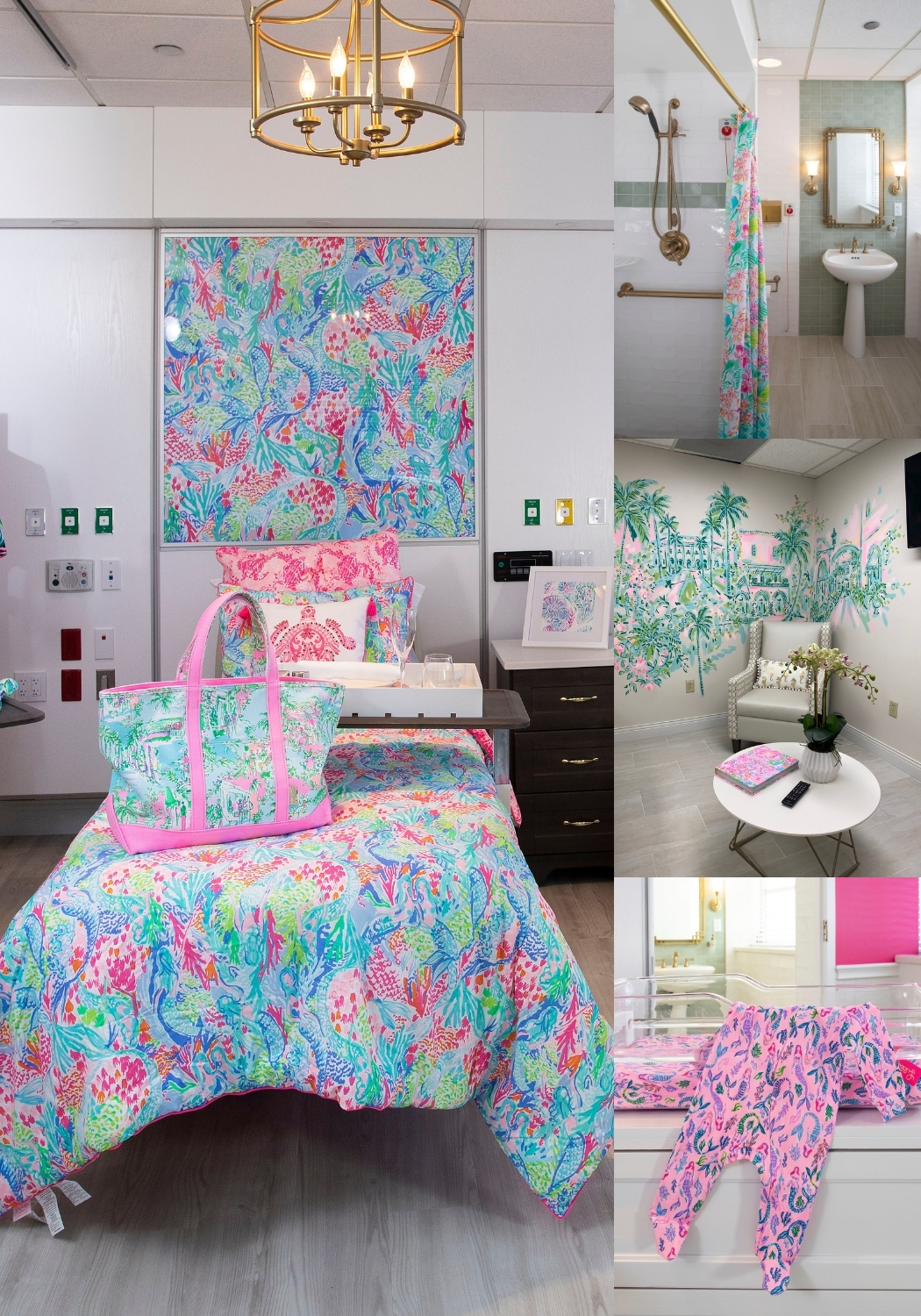 Lilly Pulitzer Birthing Suites